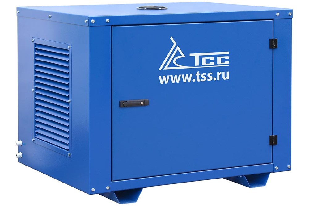 Фото 16 - Бензогенератор TSS SGG 6000EH3NA в кожухе.