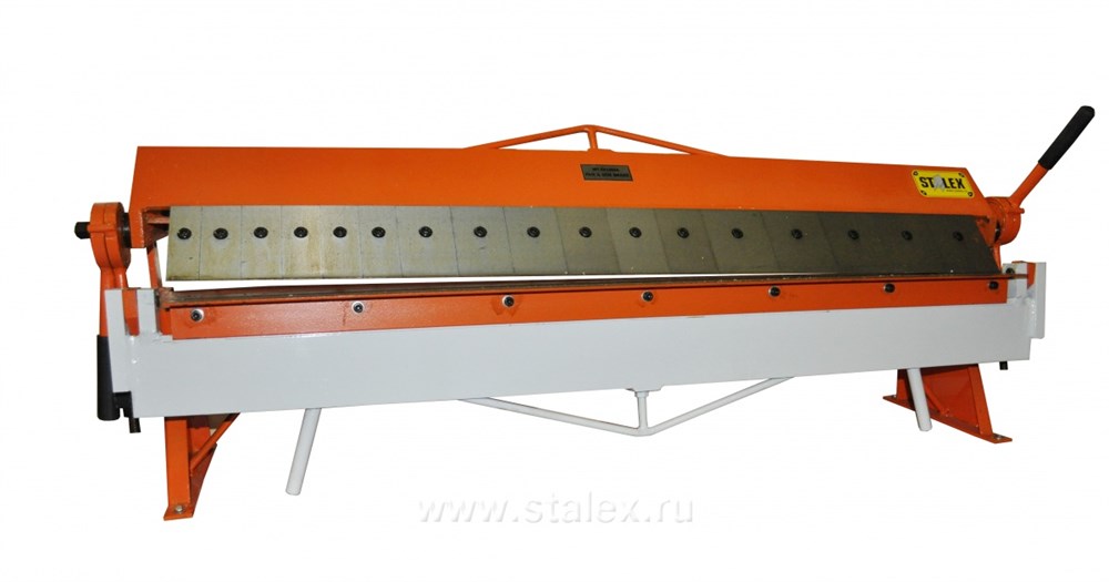 Фото 22 - Станок листогибочный ручной сегментный  STALEX W1.5x1260A.